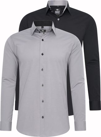 Rusty Neal Set van 2 zakelijke overhemden