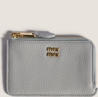Miu Miu Leather pouch card holder