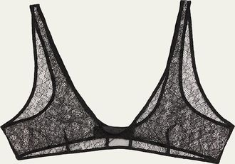 Kiki De Montparnasse Petite Fleur Wireless Floral Lace Bra
