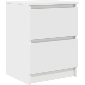 vidaXL Vidaxl - Mueble De Tv De Madera De Ingenier&iacute;a Blanco 40x35x54 Cm