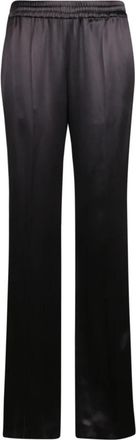 Tom Ford Wijde Pijpen Broek - Dames - Wijde Broeken - Zwart - XS - Broeken