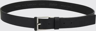 HUGO BOSS Cintura in pelle liscia con fibbia ad ardiglione da 4 cm