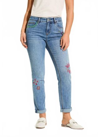 FDJ Gisela Girlfriend Ankle Denim In Light Blue