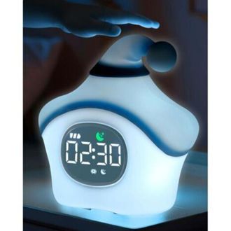 OEM Reloj Despertador Con Forma De Estrella Y Luz Nocturna, Azul