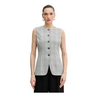 Guess Carla Vest - Suits - Mujer - Gris - XL