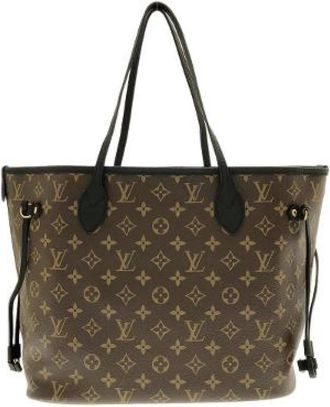 Louis Vuitton Tweedehands Canvas Louis Vuitton tassen - Dames - Vintage Shopper - Bruin - ONE Size - Vintage