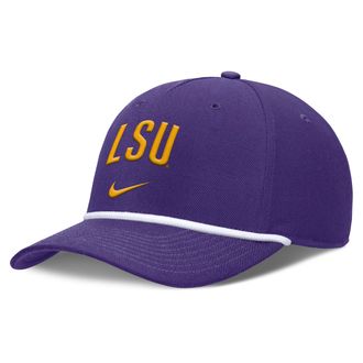 Nike LSU Primetime Rise Campus Nike Mens College Adjustable Hat in Purple | NC9651LLSN-SJM