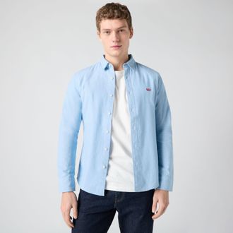 Levi's Battery Housemark Slim Fit Shirt - Mens - 2XL - Blue