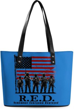 Generic Remember Everyone Deployed R.E.D Friday Tote Bags for Women Cute Shoulder Purses Handbags