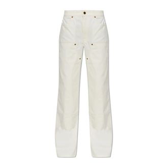 Balmain Straight Jeans, female, White, Size: 2XS Straight-leg jeans