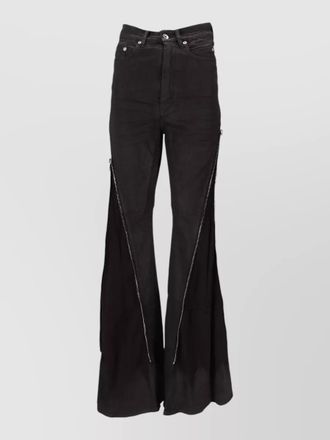 Rick Owens high waist flared trousers full length