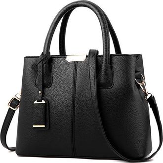 Generic Compatible For Handbag Shoulder Crossbody Mini Tote Bag(Black)