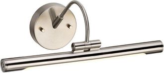 Netlighting Alton LED 1 Light Small Picture Wall Light Brushed Nickel