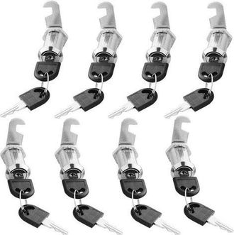 OEM Cilindro De Cerradura De Leva De 8 Piezas, Cerradura Para Buz&oacute;n Con 16 Llaves, Cerradura Para Puerta De Armario, Cilindro De Cerradura De Leva Para Bu
