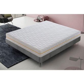 Materassi & Doghe Materasso 160x190 Memory Foam - Alto 20 cm - Sfoderabile - Rigidità H3 - Memory Massaggiante