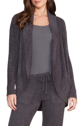 Barefoot Dreams CozyChic Lite Circle Cardigan in Carbon at Nordstrom, Size X-Small