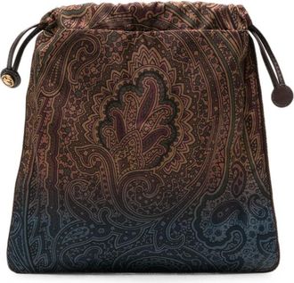 Etro Paisley-print Drawstring Tote Bag