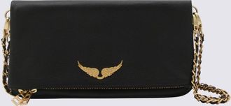 Zadig&Voltaire Black And Gold Shoulder Bag