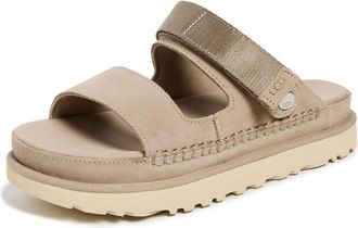UGG Womens Goldenstar Glide Sandal, Sand, 6 UK