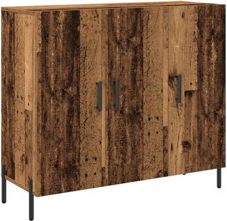 vidaXL Sideboard Old wood 90 x 34 x 80 cm Engineered wood Vidaxl