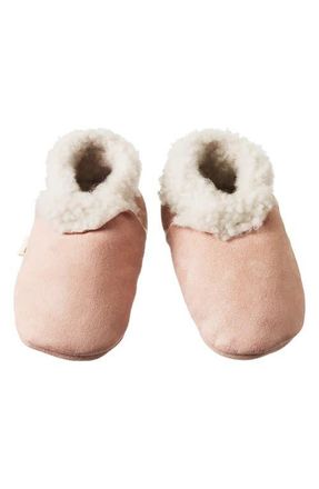 Nature Baby Genuine Shearling Lined Bootie in Rose Bud at Nordstrom, Size 6-12M