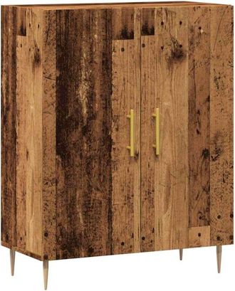 vidaXL Vidaxl - Aparador de madera de ingeniería envejecida 69,5x34x90 cm