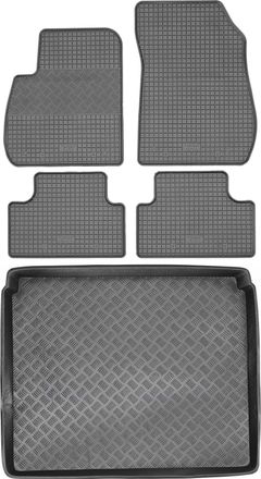 OEM Juego De Alfombrillas De Goma Para Coche Y Alfombrilla Para Maletero Para Opel Zafira Tourer C Minivan (a Partir De 2012)