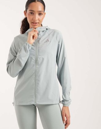 adidas Adi365 Running Essentials - Giacca color salvia wonder-Verde