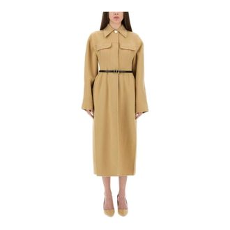Sportmax Mujer, Abrigos, Beige, Talla: S