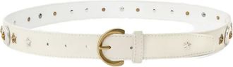 Pinko Cintura con borchie - Bianco