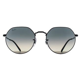 Ray-Ban Round Polished Black Grey Gradient RB3565 Jack