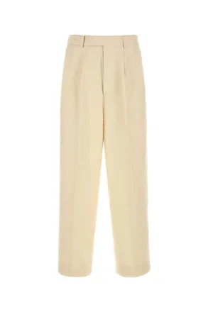 Bode Beige Relaxed Pleated Pants
