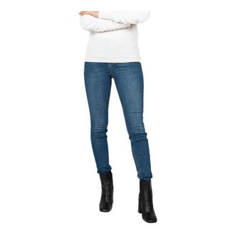 Guess Carrie High-Rise Skinny Jeans - Dames - Jeans - Blauw - Maat: W26 Katoen