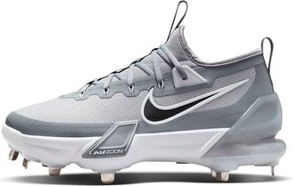 Nike Mens Nike Force Zoom Trout 9 Elite FB2906-002 Gray Baseball Cleats NIN976