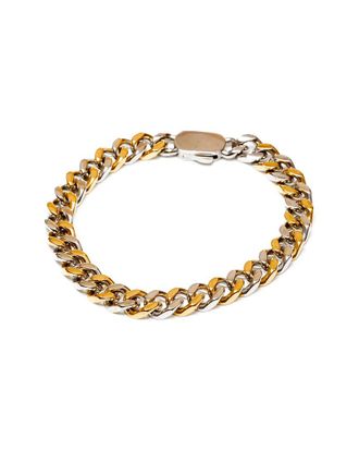 Jean Claude Stainless Steel Zigzag Bracelet
