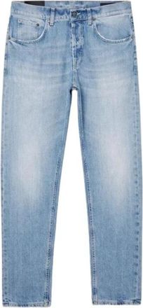 Dondup Jeans Dian vijf zakken carrot slim fit lage taille - Heren - Loose Fit Jeans - Blauw - W31 - Denim - Jeans
