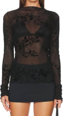 Free People You Decide Long Sleeve Top In Black