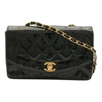 Chanel Pre-owned Matelasse Schoudertas - Dames - Pre-owned - Zwart - Maat: ONE Size Leer