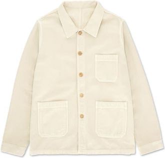 Fortela Fergus Moleskin Work Jacket in Cream at Nordstrom, Size 54 Eu