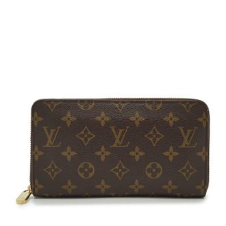 Louis Vuitton Louis Vuitton stoffen portemonnee Zippy