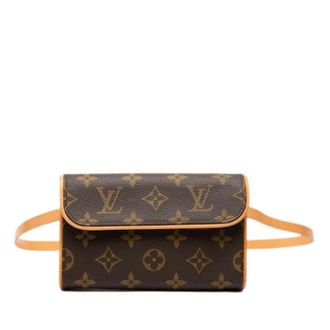 Louis Vuitton Pre-owned Belt Bags, female, Brown, Size: ONE SIZE Pre-owned Fabric Crossbody Bag