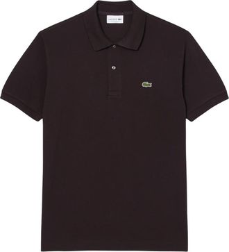 Lacoste L1212 Polo - Heren - Polos - Bruin - L - Leer - Tops