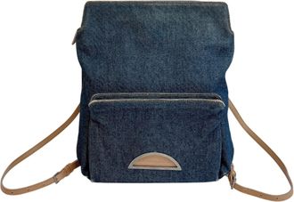 Dior Blue Denim Backpack (Pre-Owned)