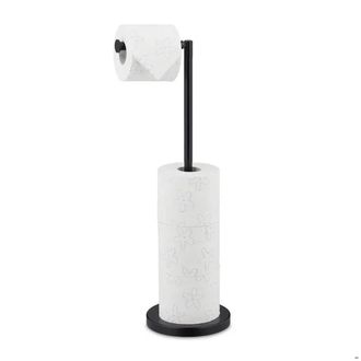 OEM Soporte Para Papel Higi&eacute;nico - Capacidad 4 Rollos - Base Estable - Dimensiones 57x21 5x16 5 Cm - Hierro Negro