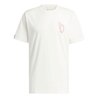 adidas Damian Lillard Graphic Tee White II7790