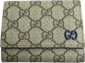 Gucci Pre-owned Wallets, unisex, Beige, Size: ONE SIZE Pre-owned Fabric Wallet