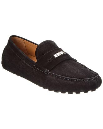 Ferragamo Grenoble Crosta America Suede Loafer