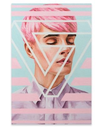 iCanvas Icanvas Penrose Triangle Print On Acrylic Glass By Oleksandr Balbyshev