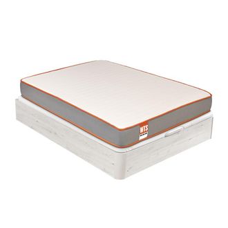 What The Sleep Colch&oacute;n 90x190cm y canap&eacute; WTS Soul Glaciar 18cm Montaje incl