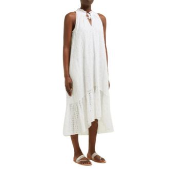 Heidi Klein Heidi Klein White Broderie Anglaise Sun Dress Size S